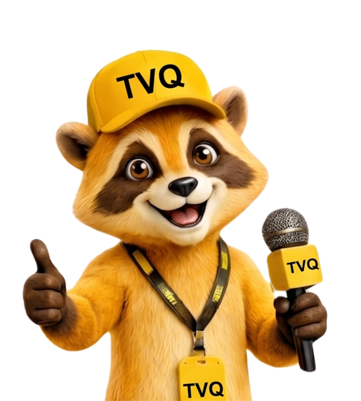 Mascote TV QUATI — repórter esportivo